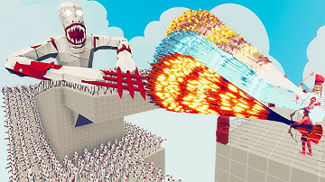 100x SCP-096 + 2x GIANT vs 3x EVERY GOD - Totally Accurate Battle Simulator TABS