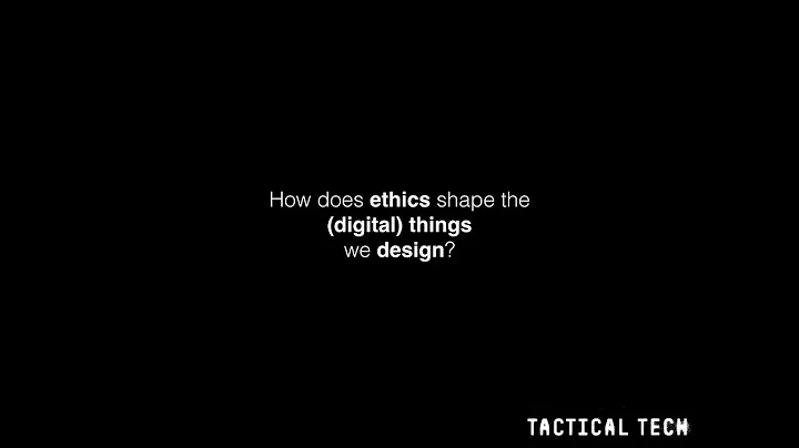 How does ethics shape the (digital) things we desi...