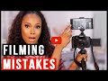 COMMON MISTAKES YOUTUBERS MAKE WHEN FILMING VIDEOS |  HOW TO FILM YOUTUBE VIDEOS LIKE A PRO