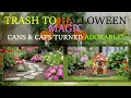 DIY Halloween Fairy Pumpkin Garden 🎃 Trash to Treasure Upcycling Ideas You’ll Love