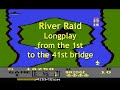 River Raid - Atari 5200 gameplay longplay (41st bridge)