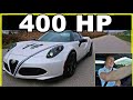 400HP, NITRO i 1000kg masy: Jeżdżę Alfa Romeo 4c Spider!