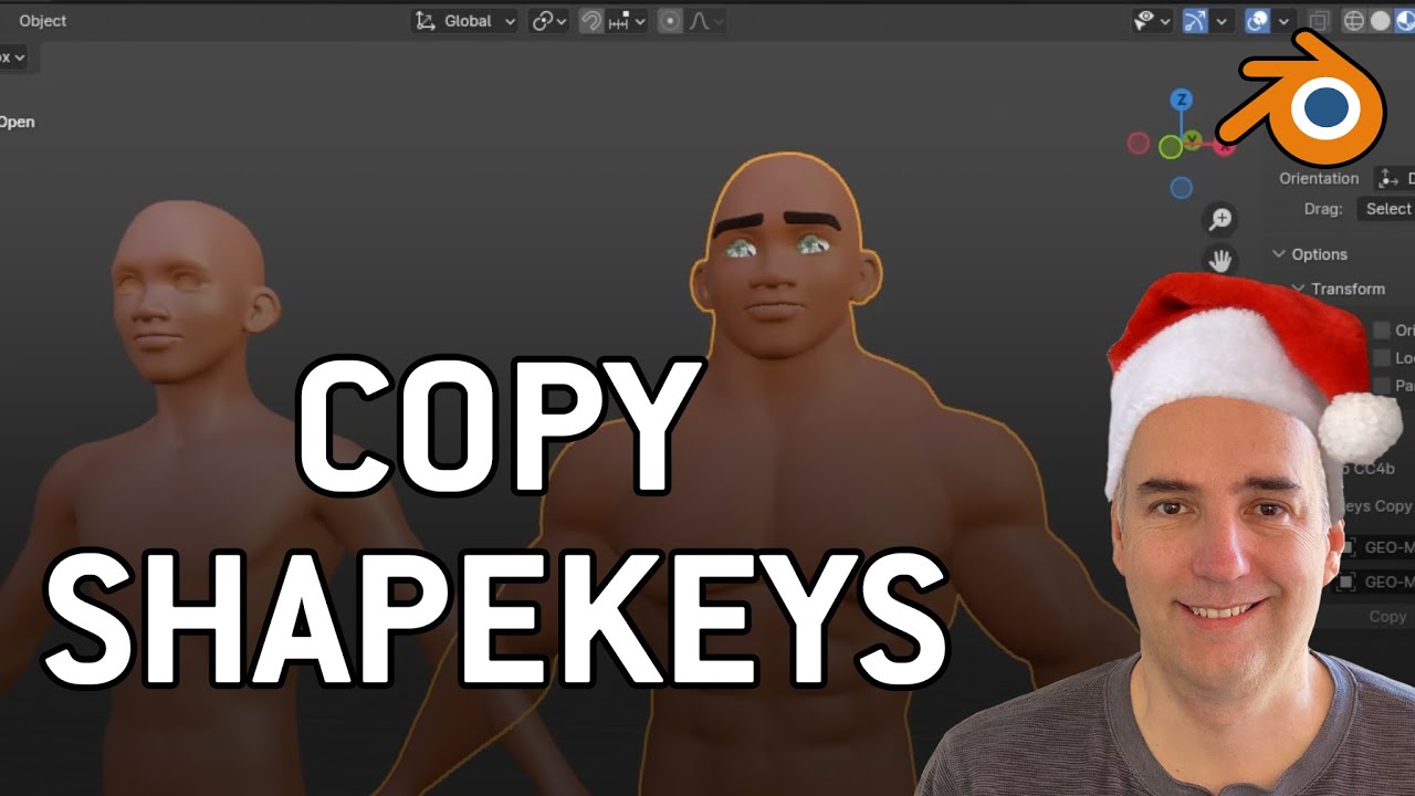 Copy shape keys from one object to another in Blender YouTube