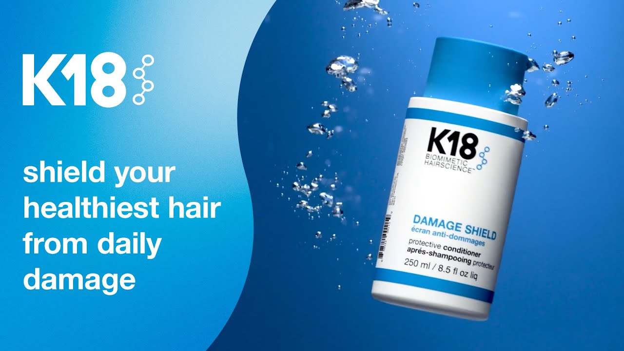 K18 Hair: Meet DAMAGE SHIELD shampoo and conditioner - YouTube