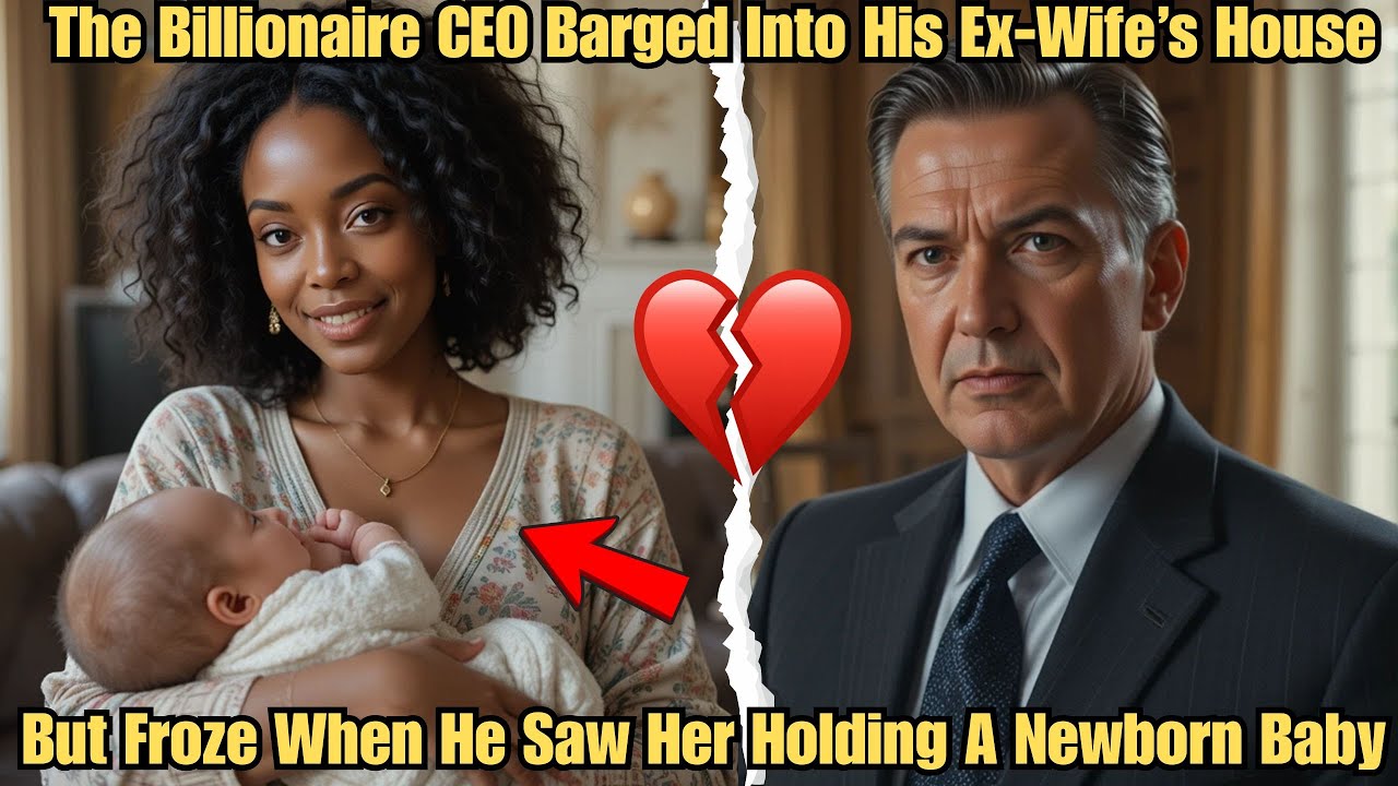 Billionaire Ceo Barged Into His Ex-Wife's House- But Froze When He Saw Her Holding A Newborn Baby..