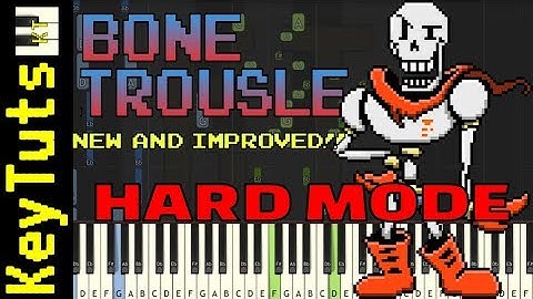 NEW AND IMPROVED - Learn to Play Bonetrousle from Undertale - Hard Mode