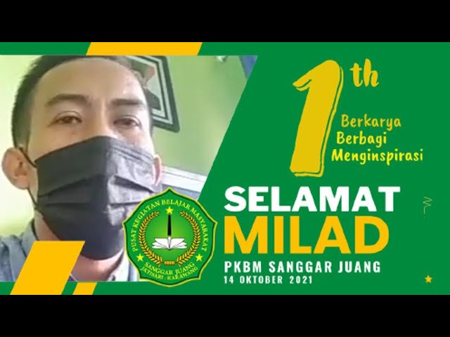 🔴 LIVE! Wilujeng Milad #PKBM Sanggar Juang Ke 1 Tahun | Kepala Desa Cirejag | 14 Oktober 2021 class=