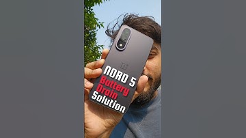 Nord 5 Battery Drain Solution 😳 #shorts