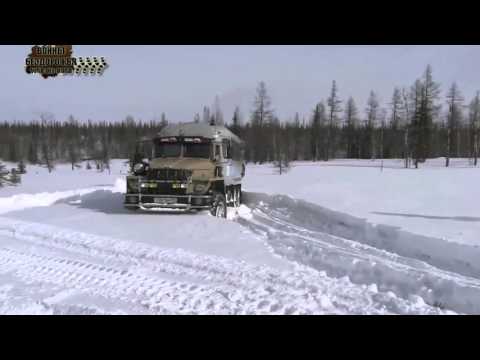 Дальнобойщики Севера Дороги крайнего севера Зимник #7 Extreme Truck Driver Siber