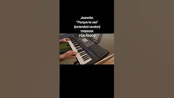 Thumbnail of Yamaha PSR-A5000 Plays: Jeanette | Porque te vas - (extended version) by David Hormadaly