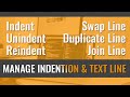 Sublime Text 3 : Manage Indentation, Swap, Duplicate, Delete and Join Lines | Sublime [#09]