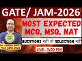 GATE / JAM-2026 | MOST EXPECTED MCQ, MSQ &amp; NAT | BIOLOGY | DR. ASHISHH GUPTA (AIIMS, NEW DELHI)