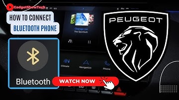 Peugeot How to Connect Smartphone Bluetooth Pairing Setup Allure 308 208 408 508
