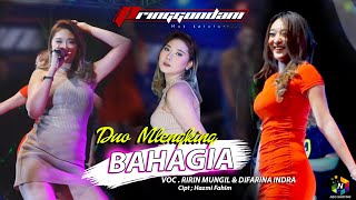 DUO MLENGKING - BAHAGIA - DIFARINA INDRA Feat RIRIN MUNGIL - PRINGGONDANI mak ketotor..! - TOP AUDIO