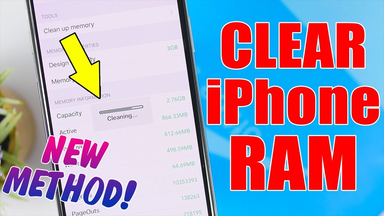 How To Clear iPhone RAM Memory * NEW Method *