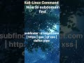 How to find subdomain Kali-Linux Command #ethicalhacking #kalilinux