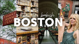 TOP 10 Bookish Adventures in BOSTON ?  vlog