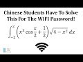 Students In China: Solve A Math Problem For Internet Access!