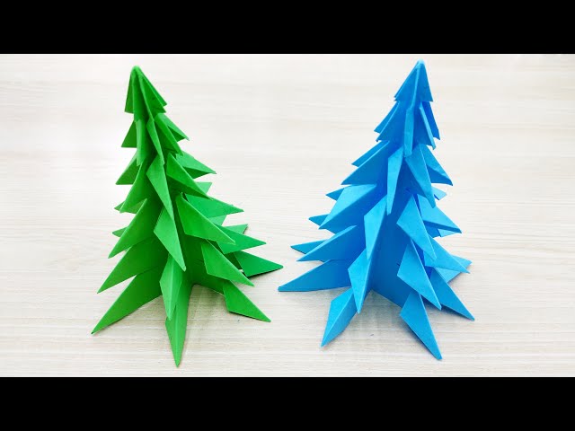 Модульная ёлка оригами (видео-мастер-класс)