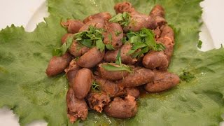 Куриные сердечки в томатном соусе Куриные сердечки в томатном соусе