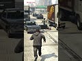 Franklin Hit NPCs Car With Ball By Mistake So In frustration He Beat Other Guy #gta5 #rockstar