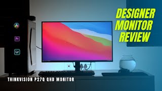 I Finally Bought A Monitor | Lenovo ThinkVision P27Q-20 | QHD