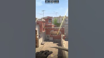 CS2 Mirage- window and connector smoke from T spawn  #cs2 #smoke #cs2clips #nades