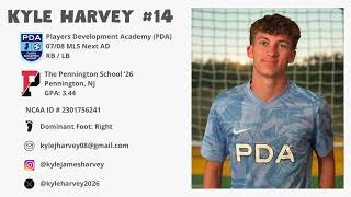 Kyle Harvey (Class of 2026 / PDA MLS NEXT AD) 2025 PDA Thanksgiving Showcase Highlights
