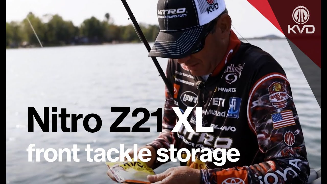 KVD Nitro Z21XL front tackle storage 