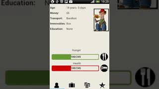 Homeless Game App (College) screenshot 1