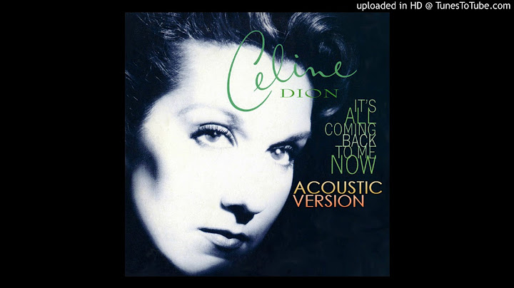 It's All Coming Back to Me Now Acoustic version - Acoustic performance video thumbnail
