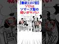 【最新1187話】ゾロvsソマーズ聖の戦いがヤバい
