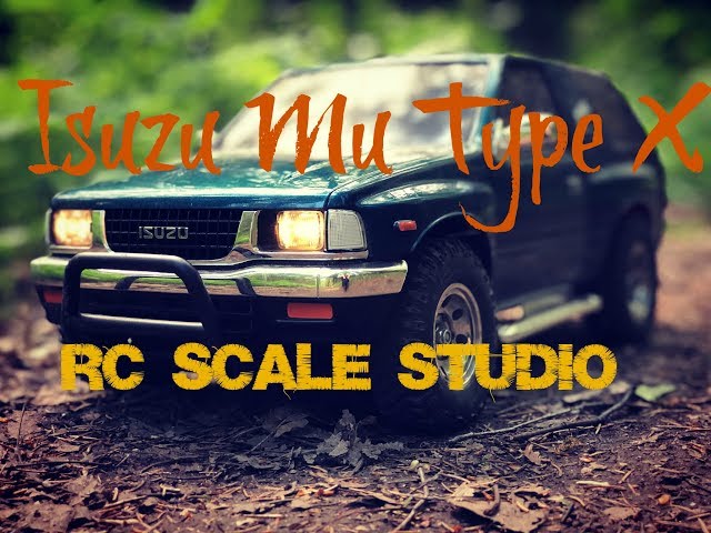 Rc scale studio model 4x4 1:10 Tamiya CC-01 Isuzu Mu Type X Forest