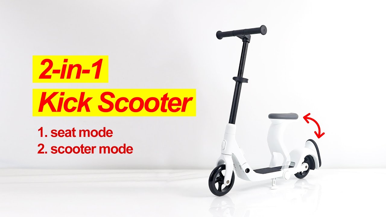 A 2in1 kick scooter with a seat, new design scooter