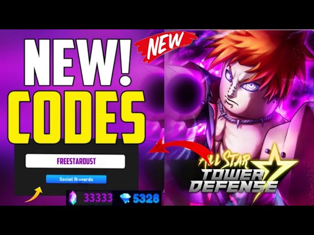 NEW* ALL WORKING UPDATE CODES FOR ALL STAR TOWER DEFENSE 2023