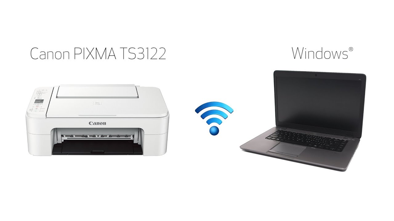 Setting up Your Wireless Canon PIXMA TS3122  Easy Wireless Connect with a Windows Computer