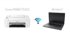 Setting up Your Wireless Canon PIXMA TS3122- Easy Wireless Connect with a Windows Computer 
