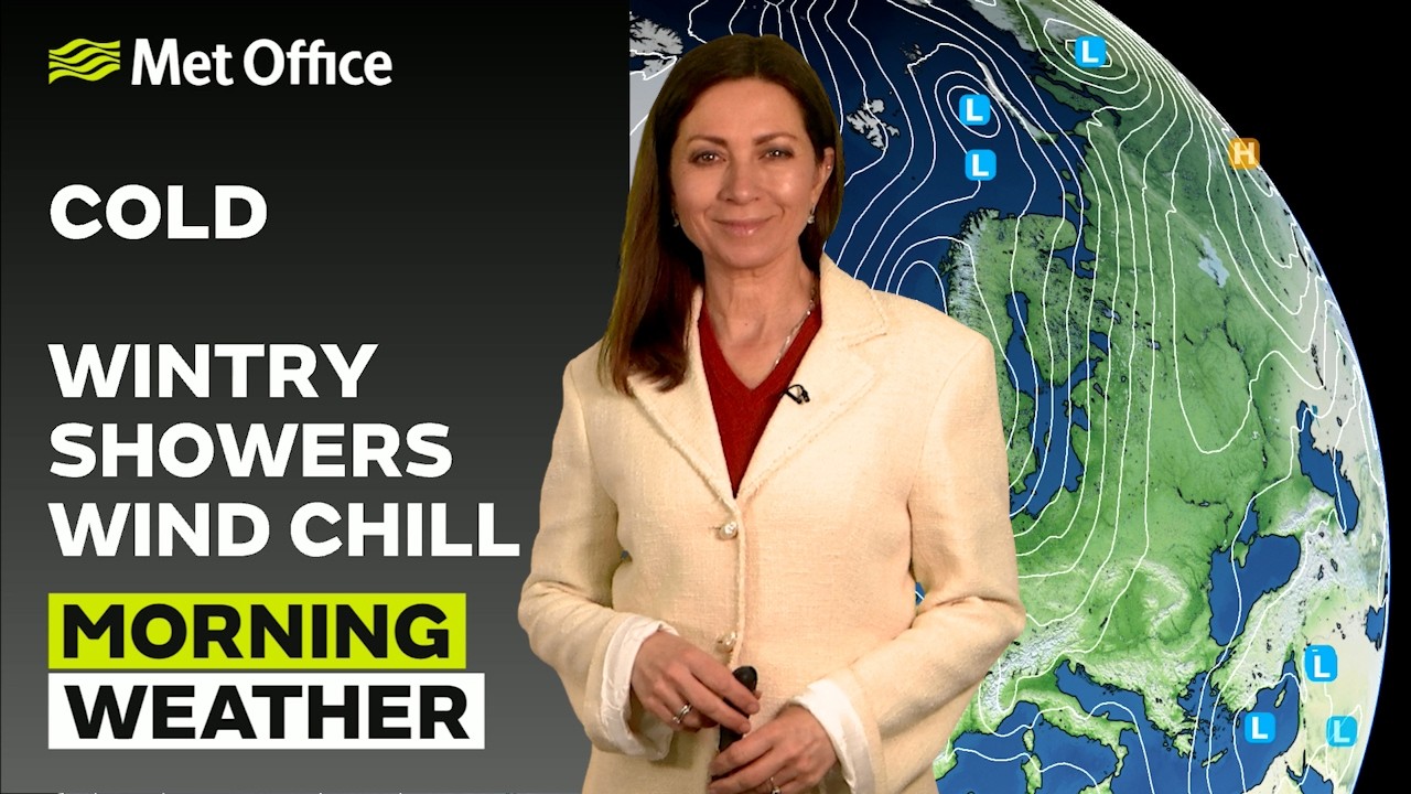 25/03/2026 - Wet and Wintry - Morning Weather Forecast UK – Met Office ...