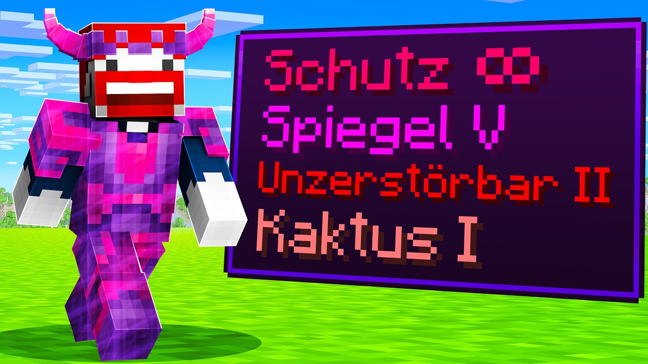 UNBESIEGBARE TEUFELS RÜSTUNG CRAFTEN in Minecraft Feinde