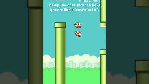 AI Learns to Play Flappy Bird! #Shorts