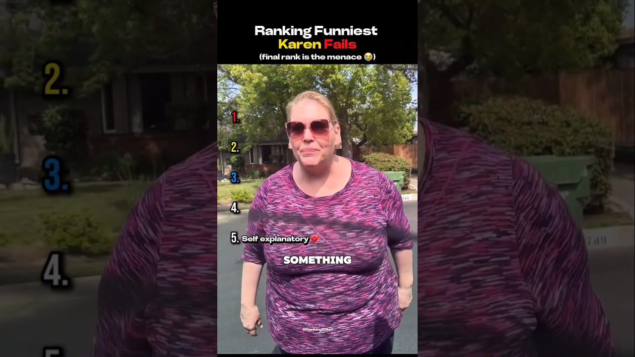 Ranking Funniest Karen Fails #shorts #ranking #tiktok