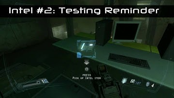 F.E.A.R. 2: Project Origin Gameplay - Intel Locations in Mission 5: Replica | 720p HD