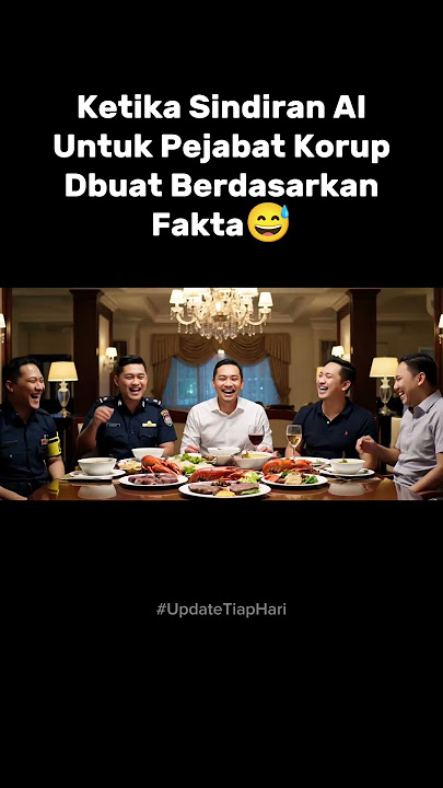 AI Sindir Pejabat Korup, Tapi Kok Mirip Fakta Ya? 😅 #kontenoriginal  #shorts #veo3