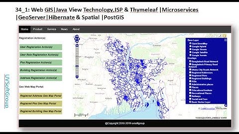 34_1: Thymeleaf | Spring Boot  | JPA  | Hibernate Spatial | PostGIS | Web GIS |GeoServer