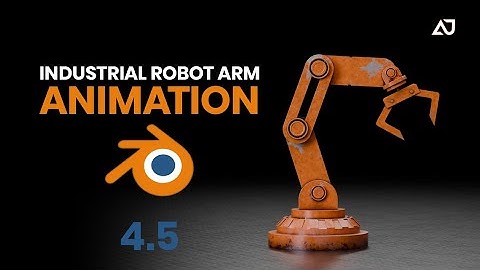Industrial Robot Arm Animation | Made in Blender and Premiere Pro