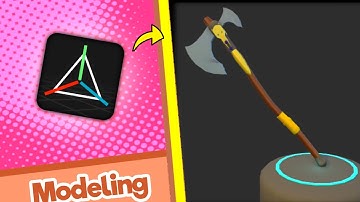 Modeling Battle Axe 🪓 in prisma 3d /  3d Modeling Video / prisma 3d tutorial ▶️