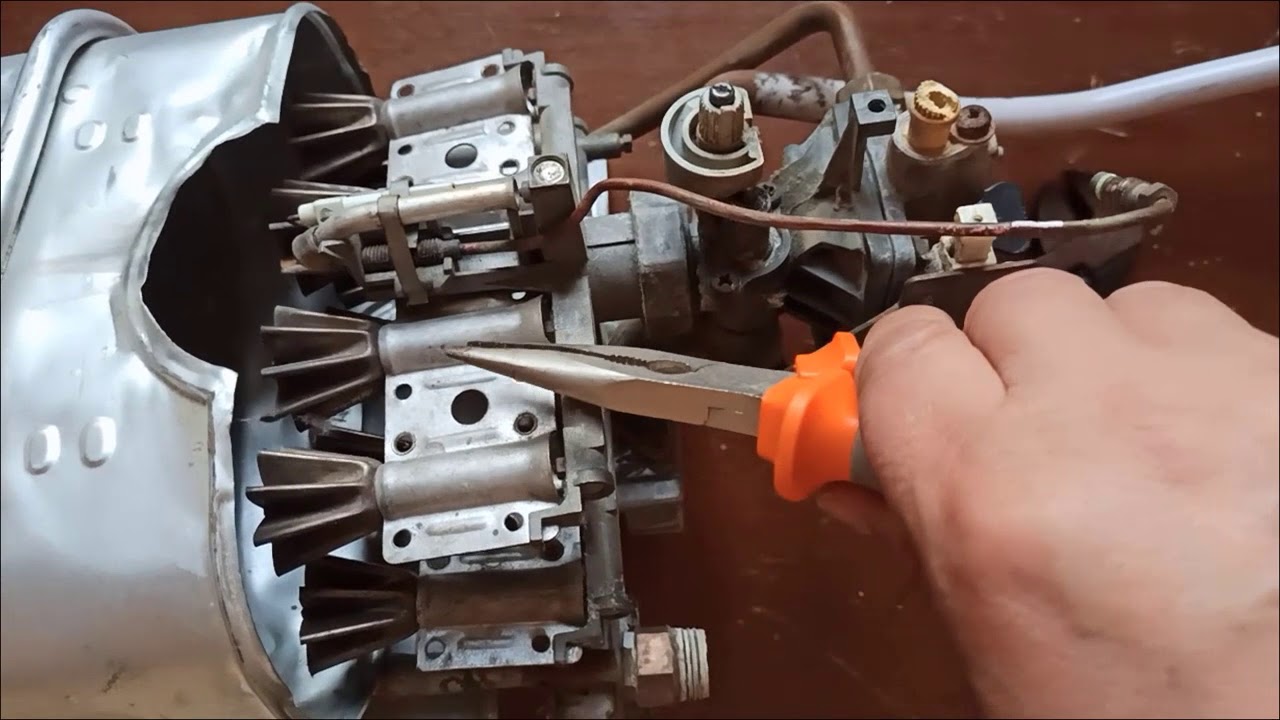 طريقة تغير الترموكوبل لمعلجة مشكلة انطفاء شعلة سخان المياه ❤ Comment remplacer le thermocouple