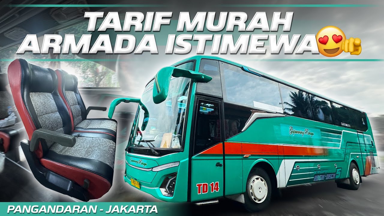 PERTAMA KALI NAIK BUS GAPURANING RAHAYU‼️Trip Pangandaran - Jakarta with GR