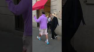 Adam Sandler Spotted Leaving The Four Seasons Hotel In Milan