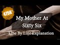 My Mother at Sixty Six (66) (Line by Line) Class 12 in Hindi by Kamala Das, Flamingo